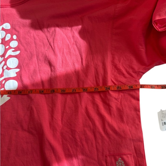 NWT Women's Free People FP Movement Inspire Logo T-Shirt | Tulip Pink | Sz XL - Picture 6 of 7